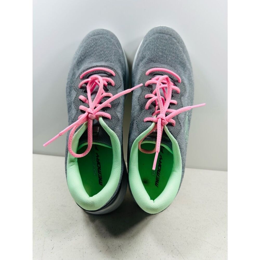 Skechers “Lite-Pro” Women’s Sporty Classic Athletic Shoe (Gray / Mint) US 9,5 - Picture 5 of 7